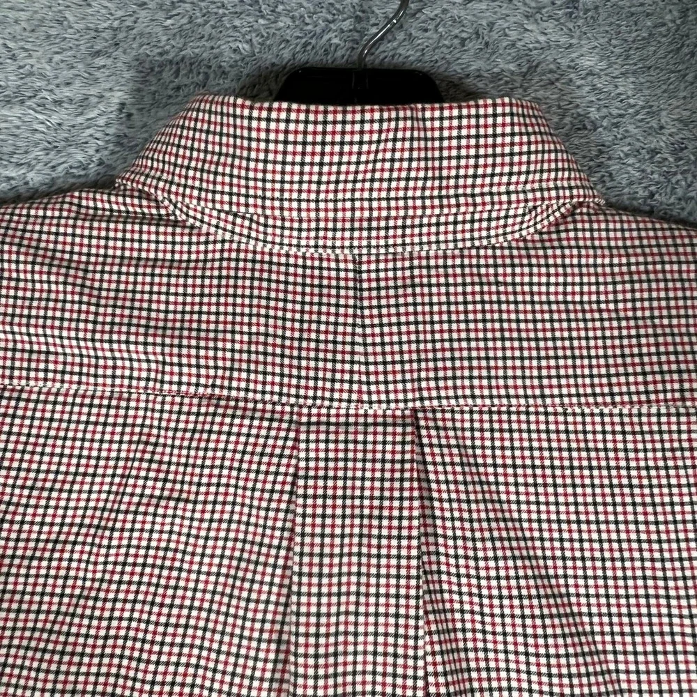 Polo Ralph Lauren Mens Classic Fit Red Plaid Check‎ Button Down Shirt 15.5 32/33